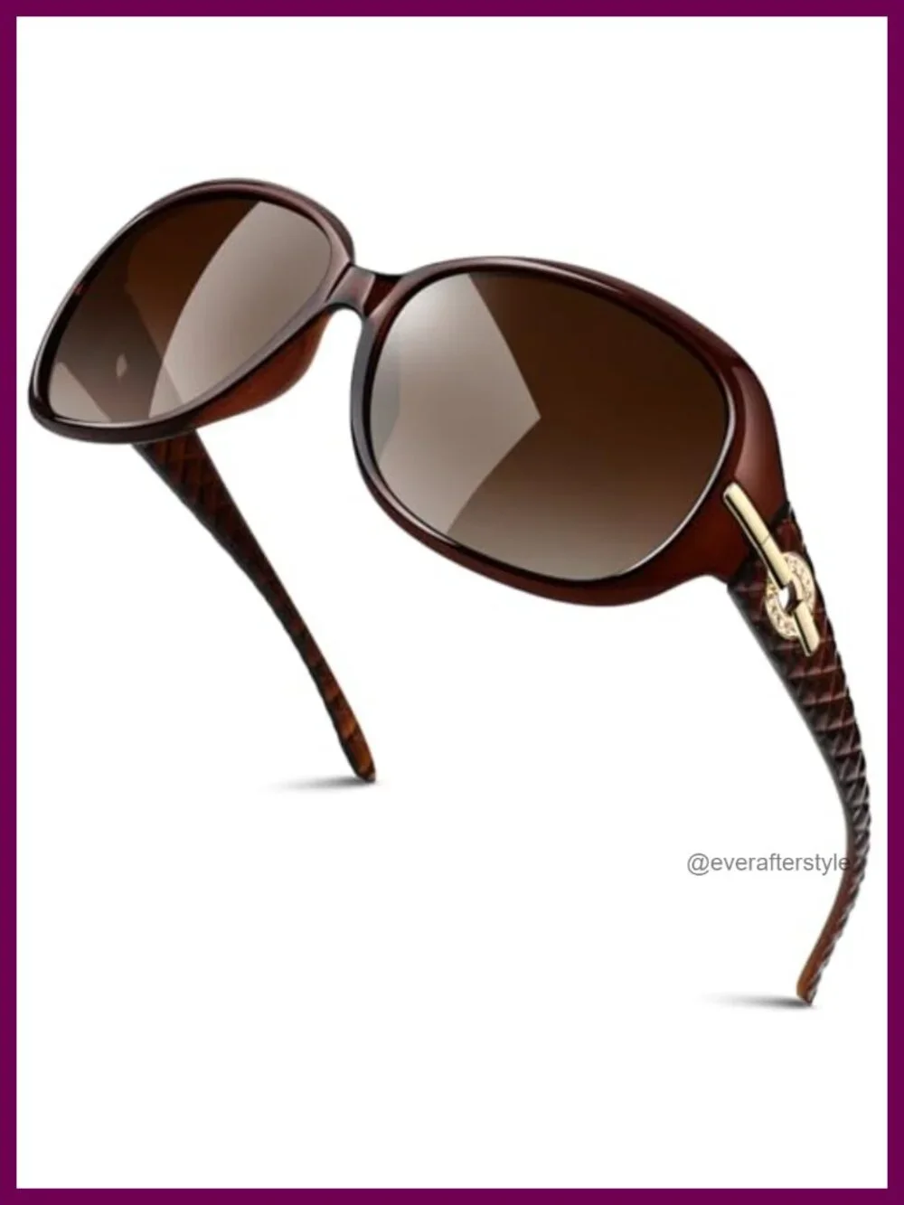 Oversized Polarized Sunglasses for Women Retro Shield UV400 Protection